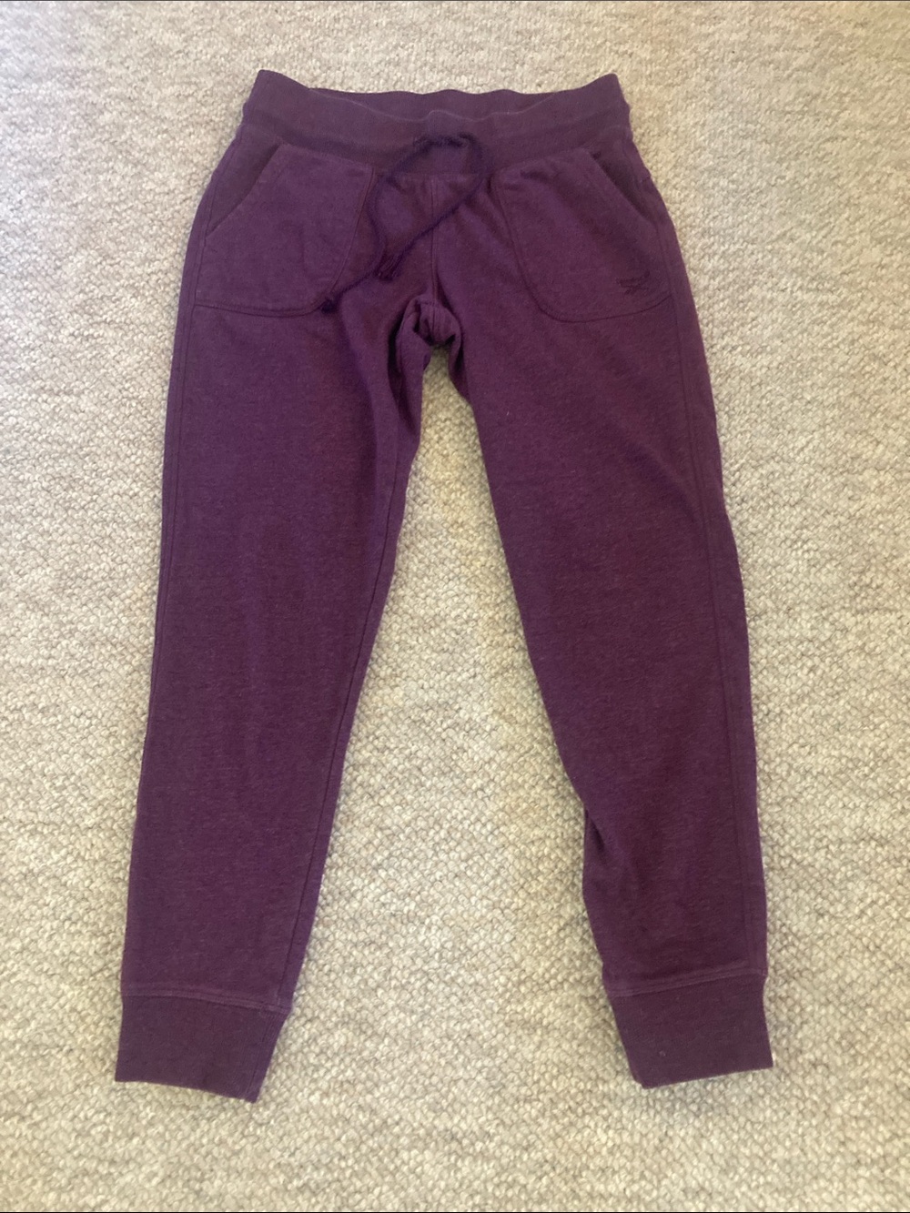 Reebok Plum Drawstring Joggers Size S
